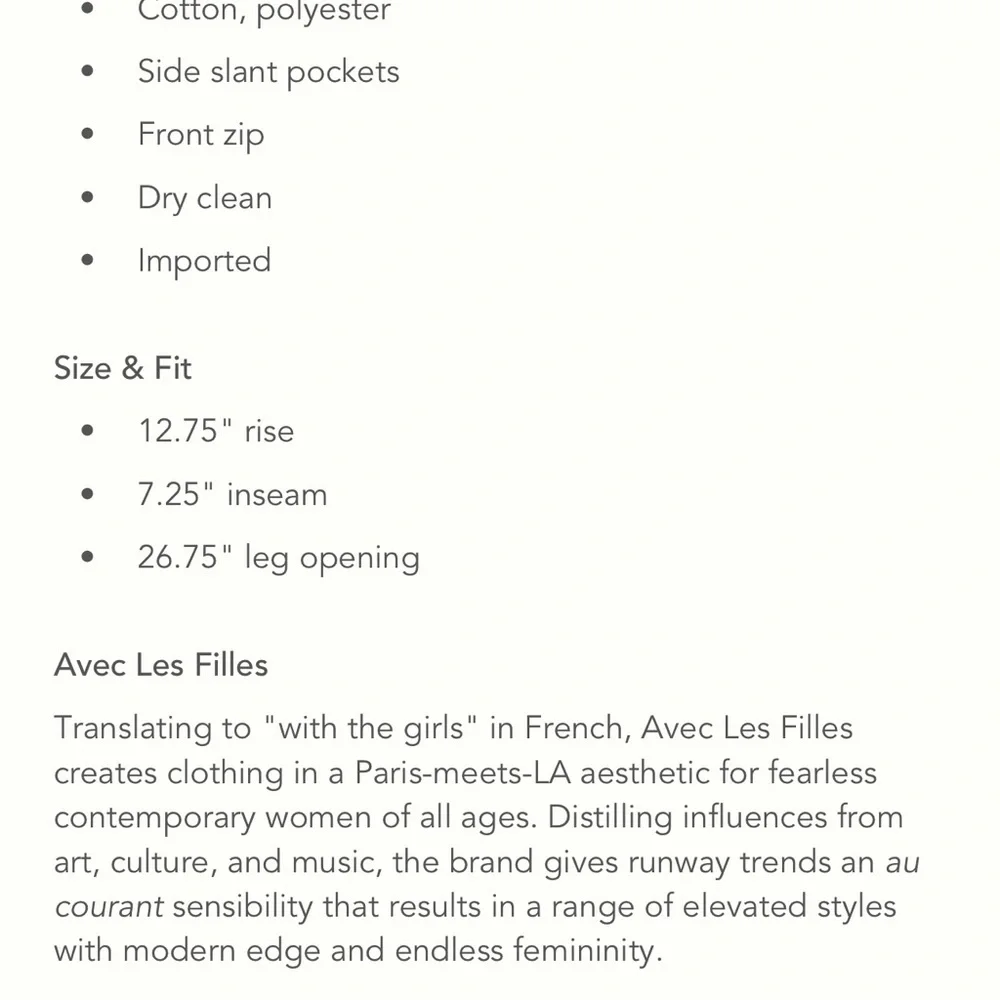 *Anthropologie Avec Les Filles Tweed Pleated Shorts - Picture 5 of 5